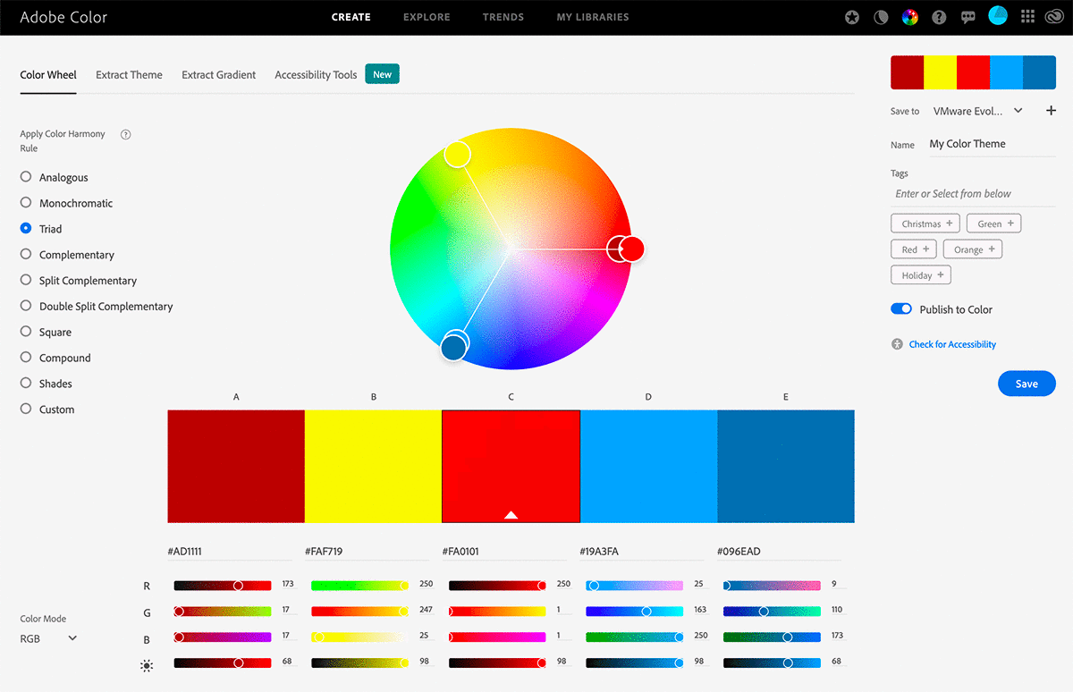 Adobe Color Wheel